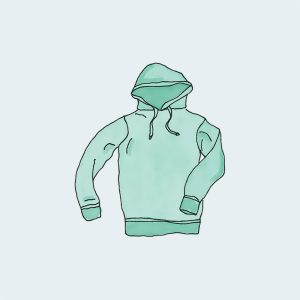 Hoodie Red - Image 3